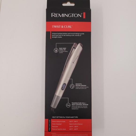 Remington Pro Twist & Curl 1" Multi-Styler Straightener Curling Iron Color Care - Picture 2 of 16